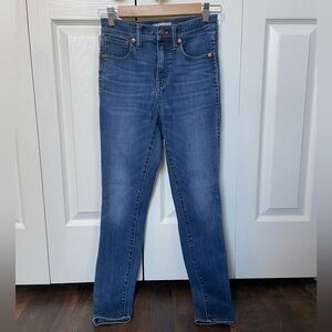 Madewell Women's Skinny Jeans in Deep Blue